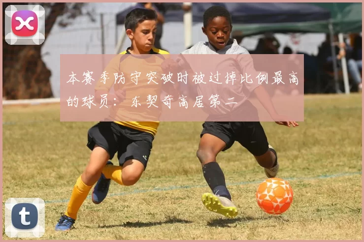 本赛季防守突破时被过掉比例最高的球员：东契奇高居第二